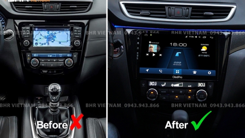 Màn hình DVD Android liền camera 360 xe Nissan Xtrail 2017 - nay | Oled Pro X8S 
